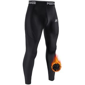 MeetHoo Basislaag thermisch ondergoed voor heren, 1-zwarte onderkant, M