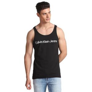 Calvin Klein Jeans Tanktops met institutionele logo voor heren, zwart., M