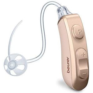Beurer HA 80 Single digitale luisterhulp, links en rechts inzetbaar, 2 luisterprogramma's, 4 opzetstukken, ergonomische pasvorm achter het oor, wisselbatterij, reinigingsborstel