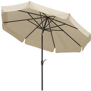 Schneider Orlando parasol, naturel, 270 cm rond, 783-02, frame van aluminium/staal, hoes van polyester, 5,7 kg