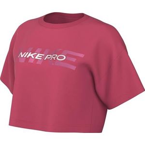 Nike Shirt W Nk Pro Ss CRP Tee Fa24, Aster Pink, HF0762-629, XS