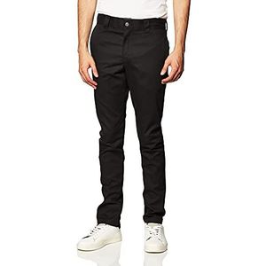Dickies Heren Slim Skinny Fit Twill Werkbroek, Zwart, 29W / 30L