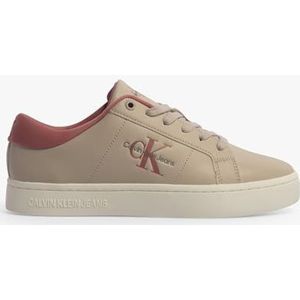 Calvin Klein Klassieke Cupsole Lowlaceup LTH Wn Yw0yw01444 Sneakers voor dames, Beige Eierschaal Stoffige Roos, 40 EU