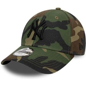 New Era New York Yankees New Era 9forty Adjustable Kids Cap League Essential Woodland Camo - Youth