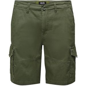 ONSDEAN-Mike Life 0032 Cargo Shorts NOOS, groen (olive night), M