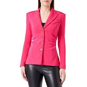 Pinko Edvige Giacca Neopreen Fluido Zakelijk pak voor dames, P87_fuxia, 46