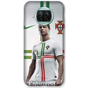 Beschermhoes voor Xiaomi Mi 10T Lite 5G, Cristiano Ronaldo, wit