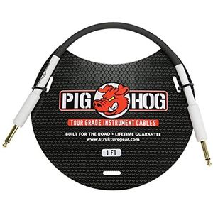 Pig Hog PH1 Hoge Prestaties 8mm 1/4 ""Gitaar Instrument Kabel, 1 Voet