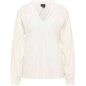 Colina Damesblouse met lange mouwen 31223925-CO02, wolwit, L, wolwit, L