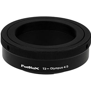 Fotodiox Lens Mount Adapter, T2/T-Mount Lens naar Olympus 4/3 Mount Mirrorless Camera e.g. E-1, E-30 & Panasonic Lumix DMC-L 10