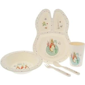 Beatrix Potter Flopsy Bunny Diner Set, Veelkleurig, hoogte 25,5cm