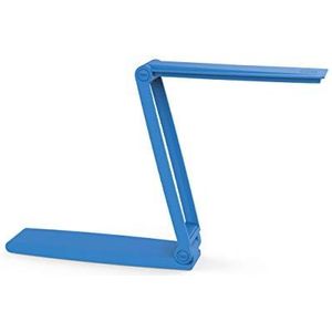 Batterij LED-lamp MAULZD, mobiele lamp in lichtblauw, opvouwbaar, dimbaar, 2040 lux, warm wit