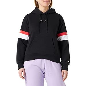 Champion Legacy Heritage Block Powerblend sweatshirt met capuchon voor dames, zwart., XXL