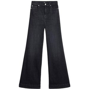 7 For All Mankind - Dojo Blacky - Jeans - Zwart - Flared