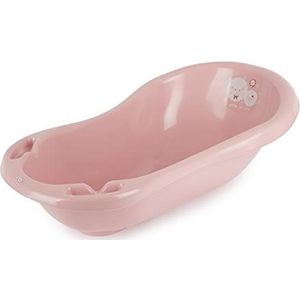 Bieco Ergonomische babybadkuip, ca. 84 x 49 x 30 cm, vanaf 0 tot ongeveer 36 maanden. 84 X 49 X 30 Cm trendy roze
