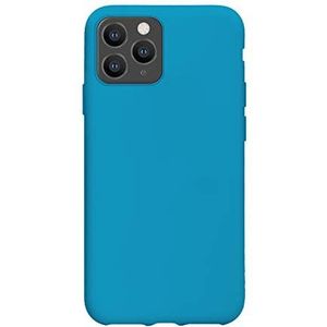 SBS Fluo beschermhoes voor iPhone 11 Pro, zacht materiaal, licht en zacht, kleur blauw