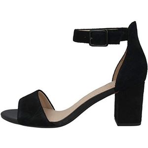 Clarks Dames Deva Mae enkelbandje hakken, Zwarte Sde, 36 EU