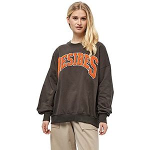 Desires Dames Kyra GOTS Logo Sweat, Beluga, XS