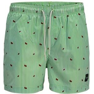 Zwemshort - Gerecycled - Blauw - Polyester - Met Trekkoord