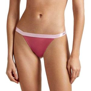 Pepe Jeans Lace Thong Tanga, roze (Engels Rose Pink), maat M voor dames, roze (Engels Rose Pink), M