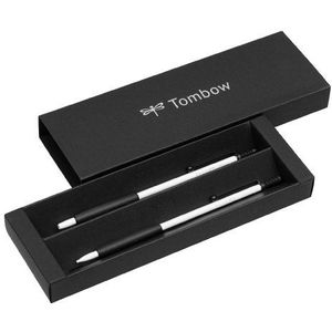 Tombow PLZ-211-3 Pen Set Zoom 707 balpen met vulpotlood, wit/zwart