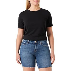 7 For All Mankind Denim Shorts voor dames, blauw (mid blue), 25