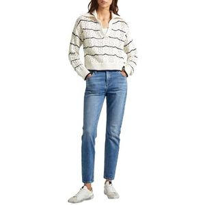 Pepe Jeans Dames Tapered Jeans Hw, Blauw (Denim-gx9), 25W / 30L