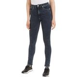 Calvin Klein Jeans Dames High Rise Skinny Broek, Denim Donker, 30W / 32L