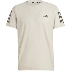 adidas Heren Own the Run Tee, wonder beige, 3XL Tall