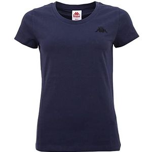 Kappa Deutschland Dames T-Shirt, jurk, blauwtinten, M