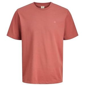 JACK & JONES jprbluhug ss tee, marsala, S