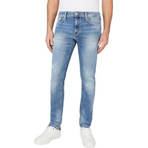 Pepe Jeans Stanley Jeans voor heren, Blauw (Denim-hs7), 28W / 30L