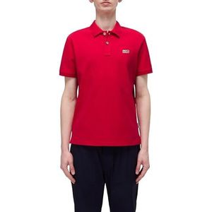 NAPAPIJRI Man Ruggy poloshirt met korte mouwen RODE BERBERIS 3XL