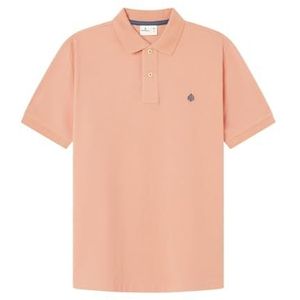 SPRINGFIELD Poloshirt voor heren, Granaatkleurige print, S