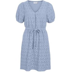 Viamalina V-hals S/S Dress/Pb, Kentucky Blue., XL