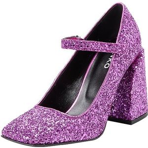 Pinko Claudie Mary Jane Glitter, damesschoenen, W48 Fuchsia Festival, 36 EU