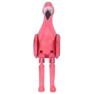 Servette Home Flamingo Plank Sitter Beeldjes met Hangende Benen voor Keuken Decor