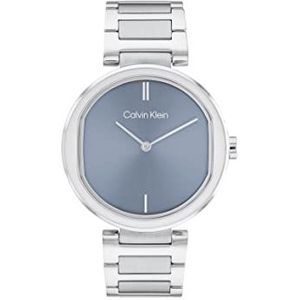 Calvin Klein Analoog kwartshorloge met zilveren roestvrijstalen armband voor dames - 25200250