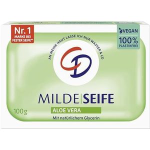 Aloë Vera Milde zeep 100 g, veganistisch en zonder microplastic