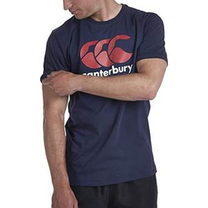Canterbury - CCC Logo - T-shirt - Marineblauw - Ronde Hals