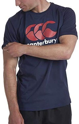 Canterbury - CCC Logo - T-shirt - Marineblauw - Ronde Hals