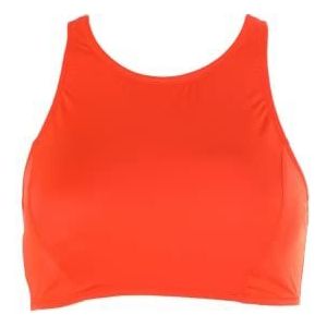 Trendyol Dames halterkraag bikini top, rood, 38