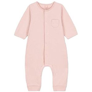 Petit Bateau A050R Baby-jumpsuit voor meisjes, SALINE, 6 Maanden