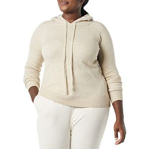 Amazon Essentials Dames Soft Touch Hooded Pullover Sweater, Beige, X-Small