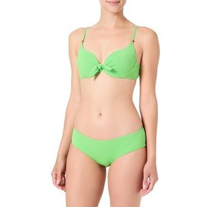 Bikiniset met schelpen, effen, Apple Groen, 34