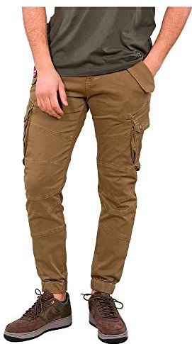 Alpha Industries - Combat Lw - Broek - Groen - 98% Katoen, 2% Elastaan