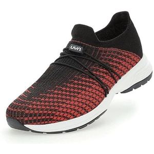 UYN Heren Zephyr Sneakers, rood/zwart, 43 EU