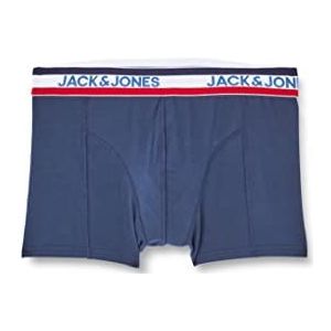 JACK & JONES Heren Jactape Trunks 3 Pack Boxershorts, Navy Blazer/Detail: Navy Blazer - Navy Blazer, S EU