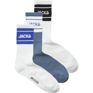 JACJERRY TENNIS SOCKS 3 PACK SN, Lapis Blue/Pack:Oceanview - Sky Captain, One Size