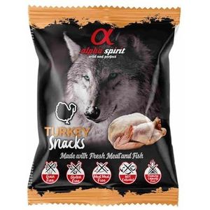 ALPHA SPIRIT Canine Turkije Snacks 24 x 50 g